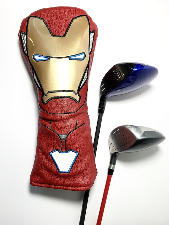 Iron Man Inspired Headcover Driver or FW Sizes 