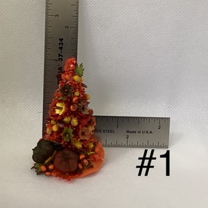 Dollhouse Miniatures Fall Trees