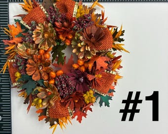 Vol-19 Fall Wreaths Dollhouse Miniatures