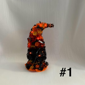 Dollhouse Miniatures Illuminated Halloween Trees Vol-01