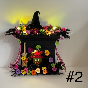Dollhouse Miniatures Illuminated Halloween Fireplaces Vol-01