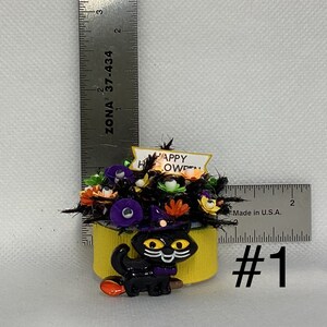 Verlichte Halloweenboeketten Poppenhuisminiaturen