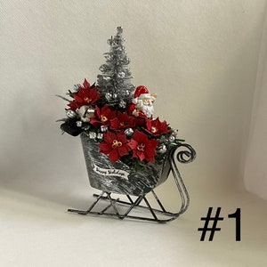 Christmas/Sleighs/Dollhouse/Miniatures