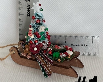 Décoration De Noël Ancienne - Poupée Pour Sapin, Vintage, Allemagne, Multicolore