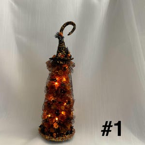 Dollhouse Miniatures Illuminated Halloween Trees Vol-02