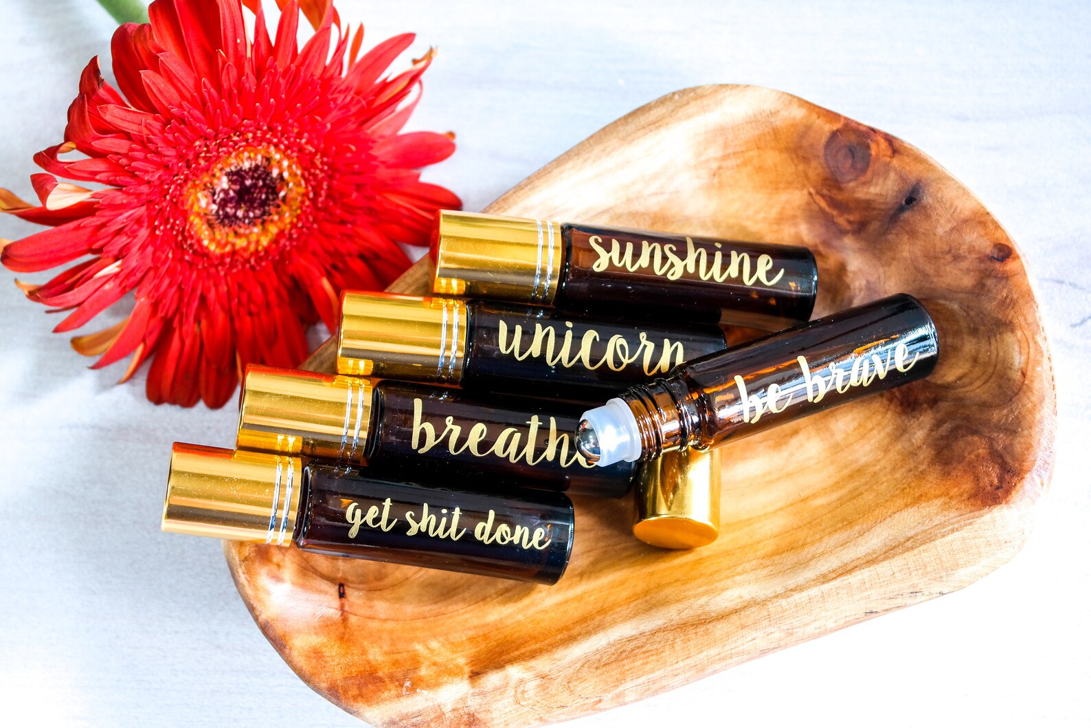 Essential Oil Roller Bottle Labels Vinyl Decals LABELS Etsy