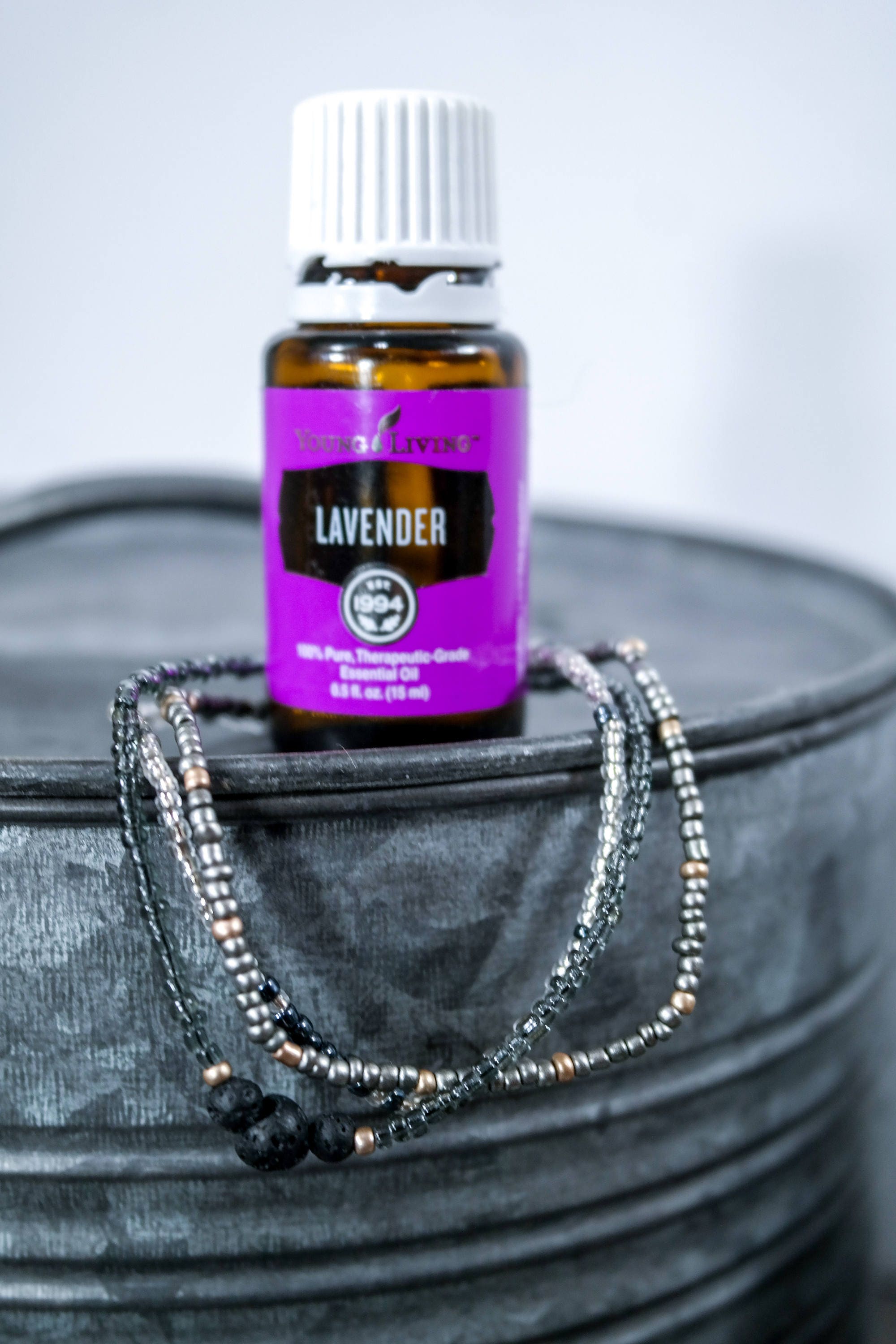 Lava Bead Stacked Bracelet Essential Oil Diffuser Jewelry Etsy