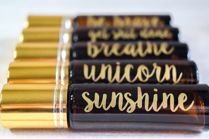 Essential Oil Roller Bottle Labels Vinyl Decals LABELS Etsy