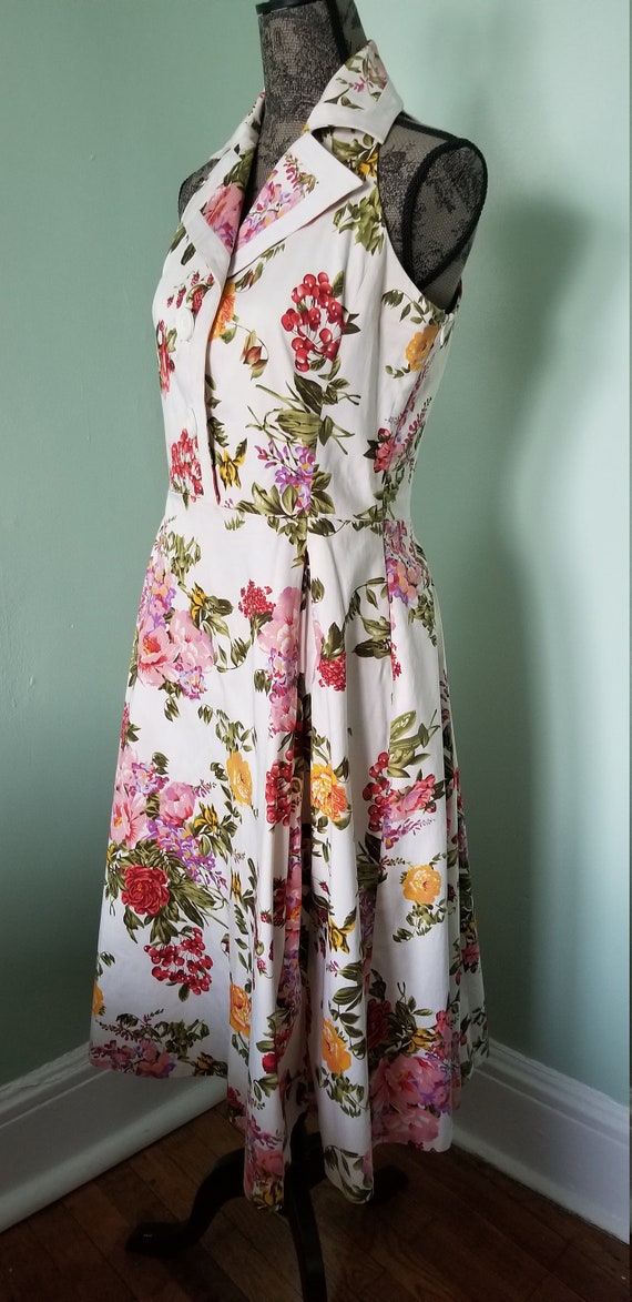 Floral Halter Dress by New Season-Medium - image 2