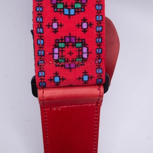 2in Personalized Durable Cotton Guitar Strap (Acoustic Attachment Available)
