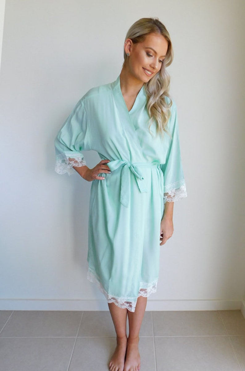 plain cotton robe