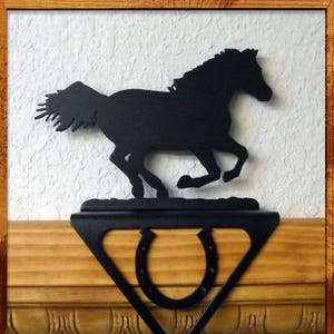 Running Horse Christmas Stocking Holder Right Facing