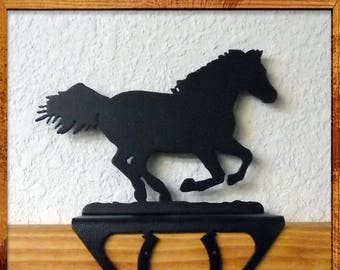 Running Horse Christmas Stocking Holder