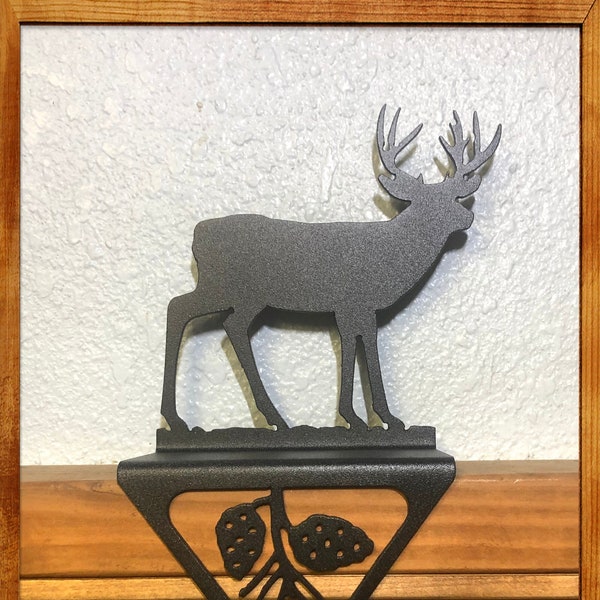 Deer Stocking Holder Etsy