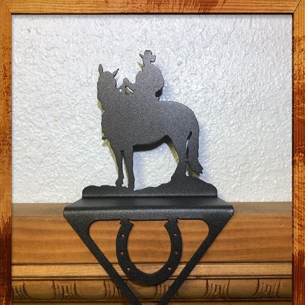 Cowboy Horse Christmas Stocking Holder