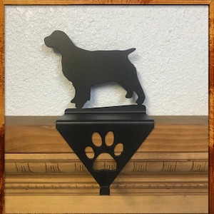 English Springer Spaniel Christmas Stocking Holder