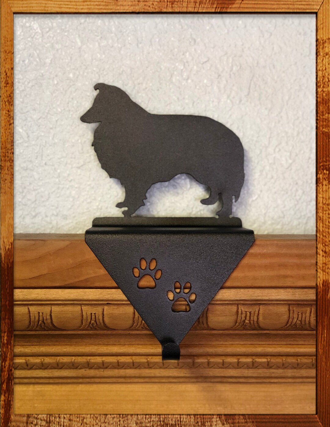 Sheltie Christmas Stocking Holder Etsy