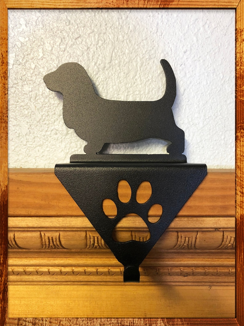 Basset Hound Christmas Stocking Holder Etsy