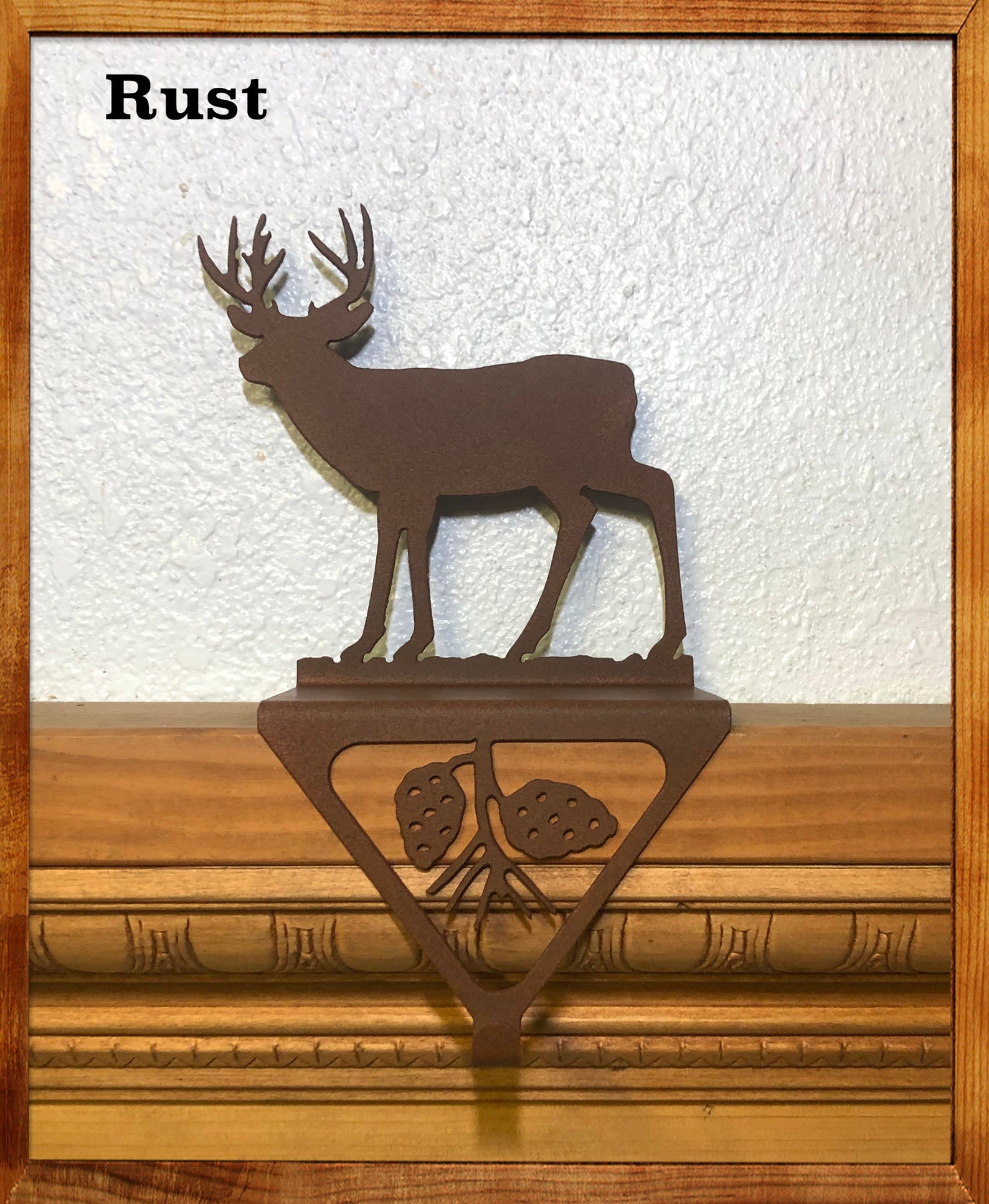 Deer Christmas Stocking Holder Etsy