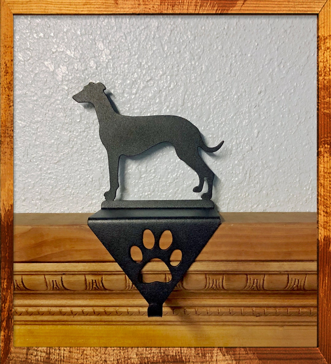 Greyhound Christmas Stocking Holder Etsy
