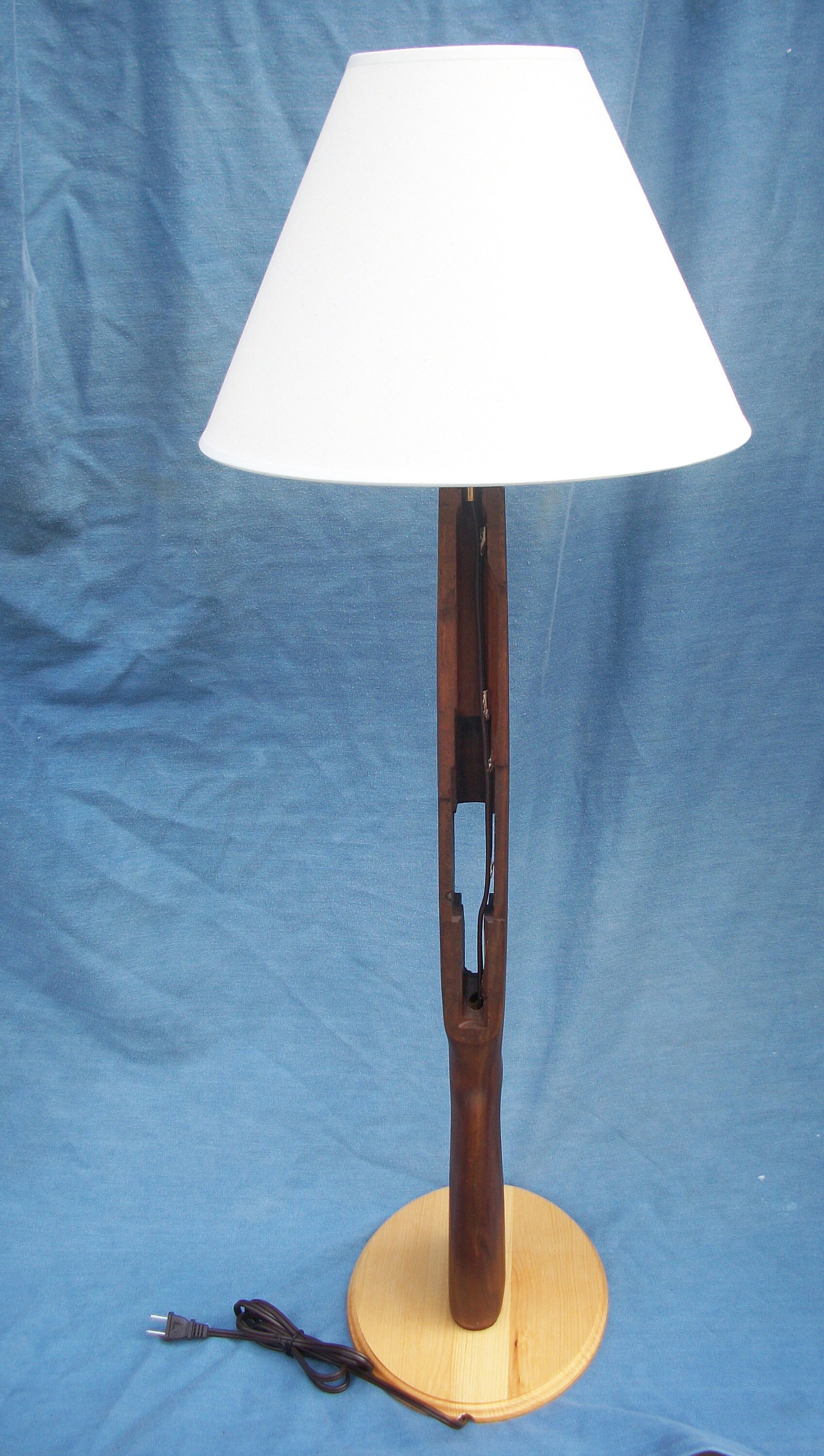 M1 Garand Rifle Stock Lamp Made From a Genuine US Garand Rifle Stock