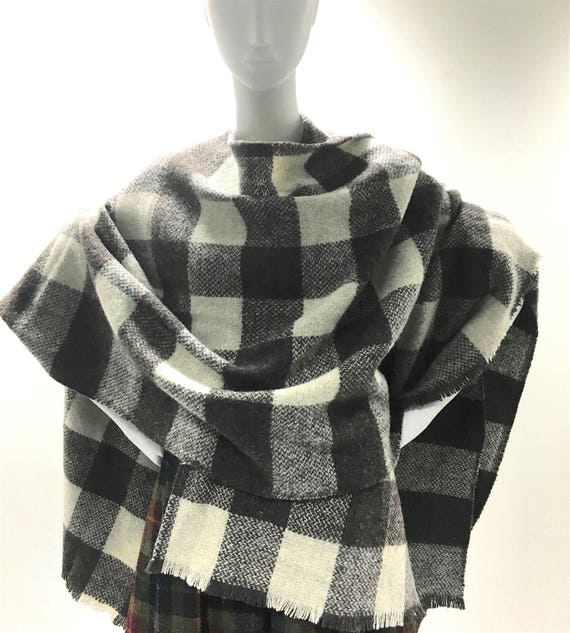 Limited Edition 100% Pure Shetland Wool Poncho/wrap - Etsy