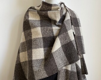 Limited Edition 100% Pure Shetland Wool Poncho/wrap - Etsy