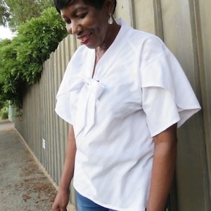 Tie Front Top: Zero Waste PDF Sewing Pattern