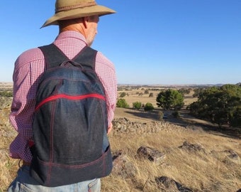 Compact Backpack: Zero Waste PDF Sewing Pattern