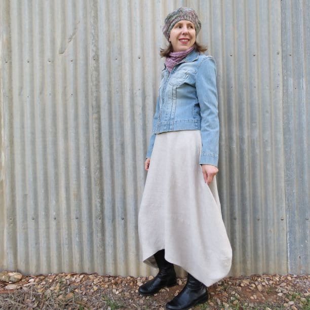 zero waste helton skirt