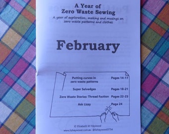 February Zine: A Year of Zero Waste Sewing