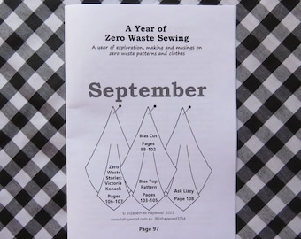 September Zine: A Year of Zero Waste Sewing