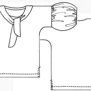 Cendre Top: Zero Waste PDF Sewing Pattern image 8