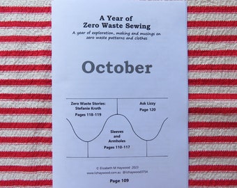 October Zine: A Year of Zero Waste Sewing