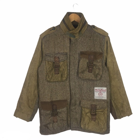 Vintage Harris Tweed x Loyd&Haig Multipocket Jacket Patchwork | Etsy