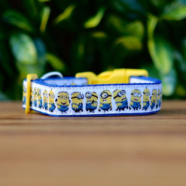 Minions Dog Collar / Despicable Me / XSmall / Small / Medium / Large / Australian Made