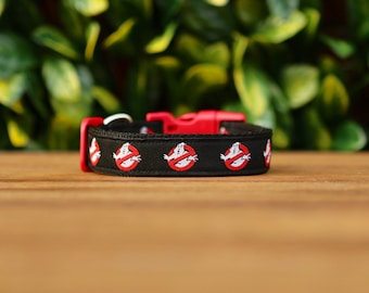 Ghost Busters Dog Collar / Small / Medium / Large / Australian Made