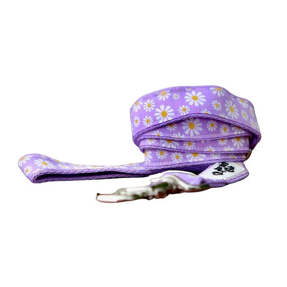 Daisy Dog Lead / Dog Leash / Purple / Australian Made