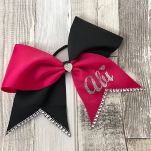 Pin Me Bow in Neon Cheer Pin Me Bag Tag Pin Me Ribbons Cheer Team Pin Me  Bows for Competition Cheer Bow for Cheer Pins Team Gift Cheer Gifts 