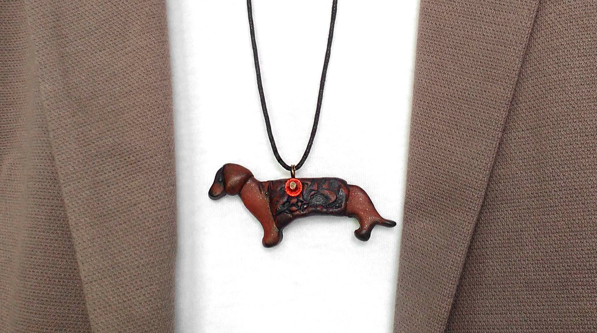 Kinder Geschenk Tier Halskette kleine Hund Halskette süße Hund Etsy