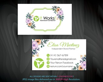 personalized it works business cards it works business cards green cards independent distributor digital file iw04 - It Works Business Cards personalized it works business cards it works business cards green cards independent distributor digital file iw04 - It Works Business Cards