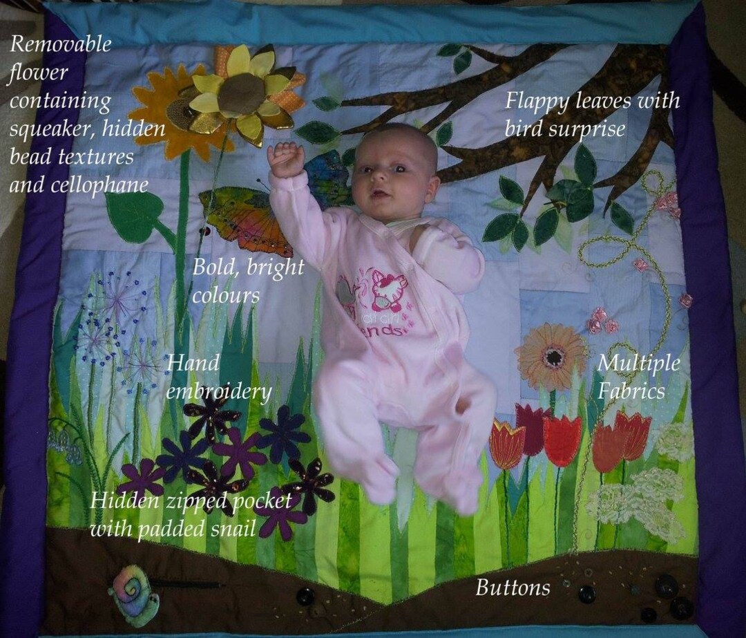 Custom Baby Sensory Blanket/playmat Etsy