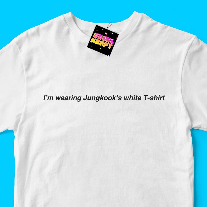 방탄소년단 I'm wearing Jungkook 정국's T-shirt BTS Unisex | Etsy