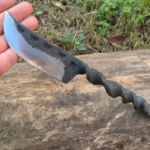 Forged Handmade Steel Viking Medieval Reenactment Utility Knife Camping / Hiking / Bushcraft / Forest / Hunting / Fishing / Survival Tool