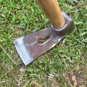 WOODCARVING Straight Adze - Combined With Claw Hammer - View #5