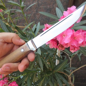 Forged Handmade Spring Steel Viking Utility Butcher Kitchen Knife Camping / Hiking / Bushcraft / Forest / Hunting / Fishing / Survival Tool