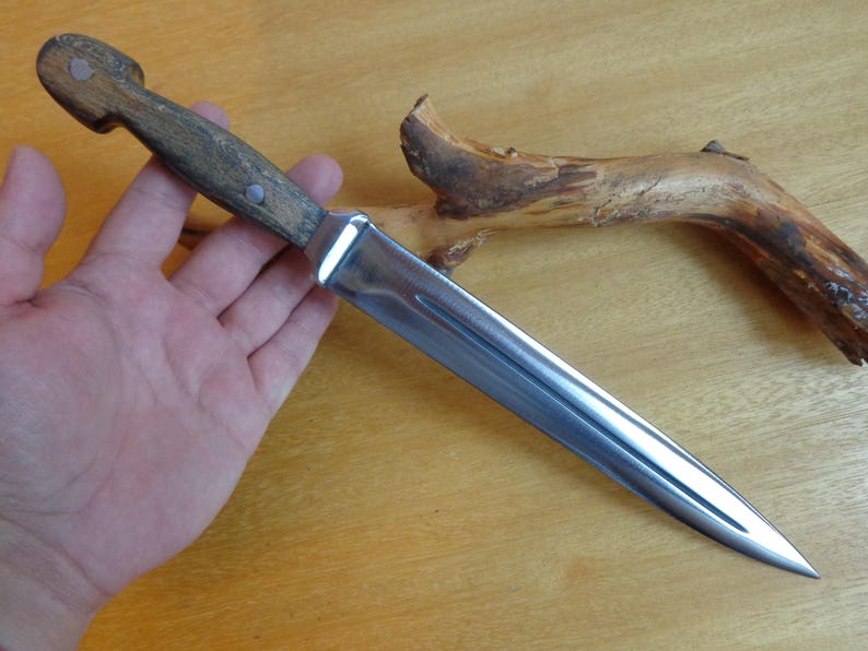 Custom Handmade Steel Throwing Dagger Dirk Utility Etsy