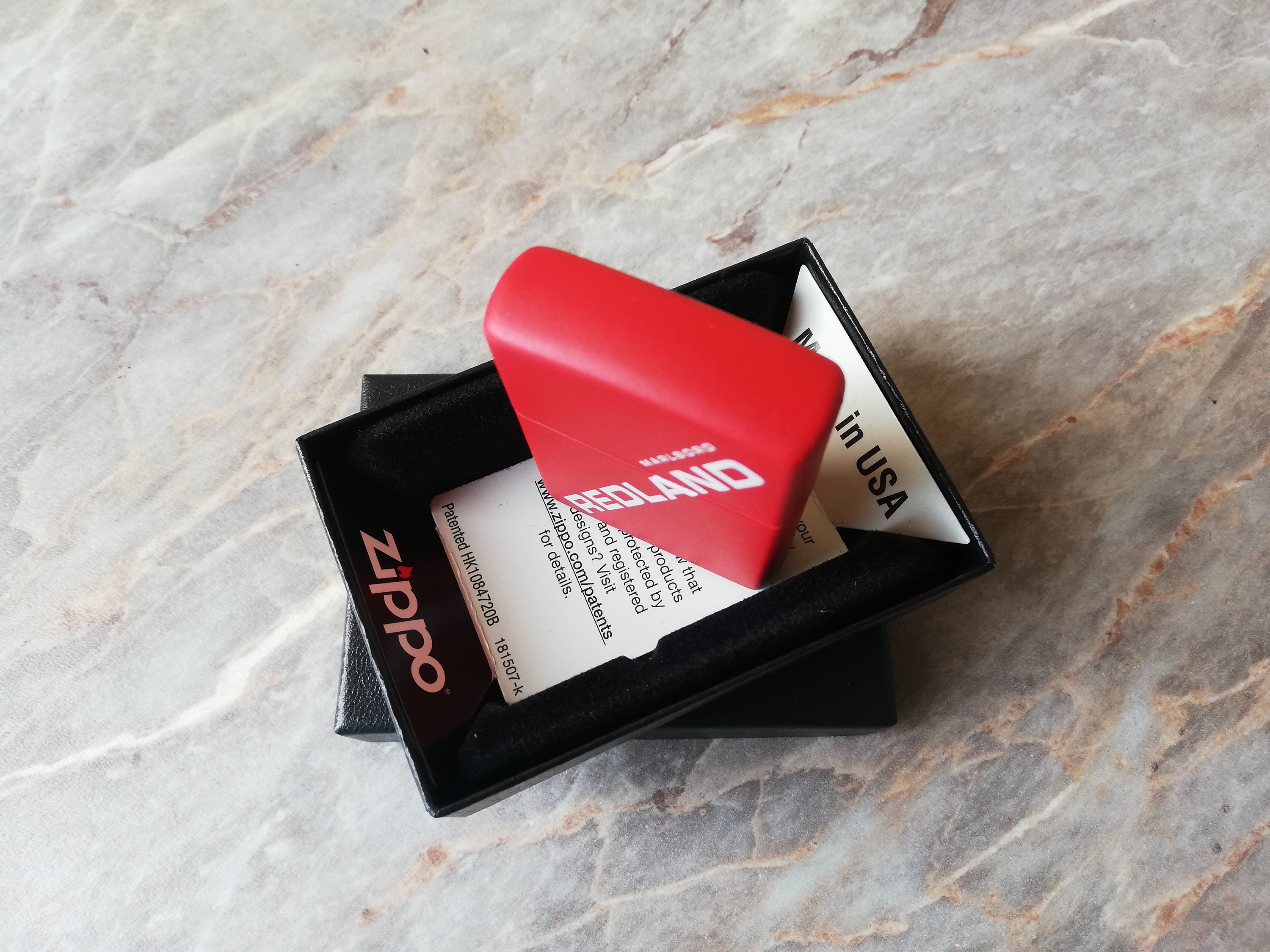 New Rare 2023 Zippo Red Matte Advertising Promo Marlboro Red Roof 