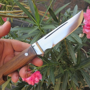 Forged Handmade Spring Steel Viking Utility Butcher Kitchen Knife Camping / Hiking / Bushcraft / Forest / Hunting / Fishing / Survival Tool