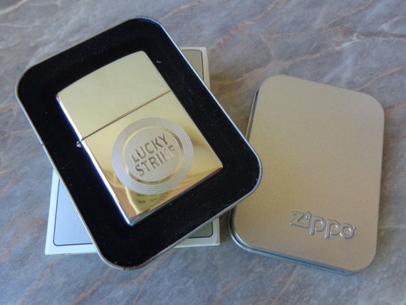 Vtg New Rare 2007 Chrome Zippo Advertising Promo Logo Bullseye 